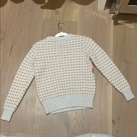 Madewell Gray and Orange Knit Sweater - Picture 4 of 4